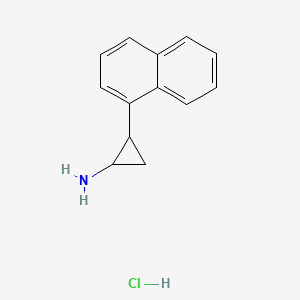 2-(Naphthalen-1-yl)cyclopropan-1-amine hydrochloride