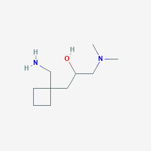 1-[1-(Aminomethyl)cyclobutyl]-3-(dimethylamino)propan-2-ol