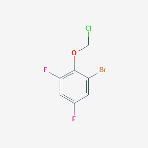 1-Bromo-2-(chloromethoxy)-3,5-difluorobenzene