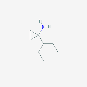 1-(Pentan-3-YL)cyclopropan-1-amine