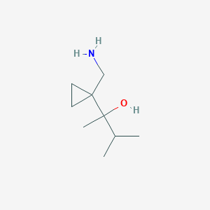 2-[1-(Aminomethyl)cyclopropyl]-3-methylbutan-2-ol