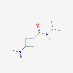 (1S,3s)-3-(methylamino)-N-(propan-2-yl)cyclobutane-1-carboxamide