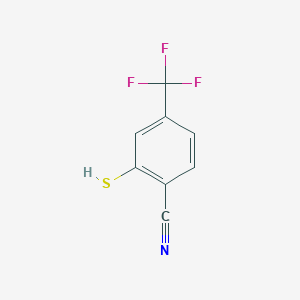 2-Mercapto-4-(trifluoromethyl)benzonitrile