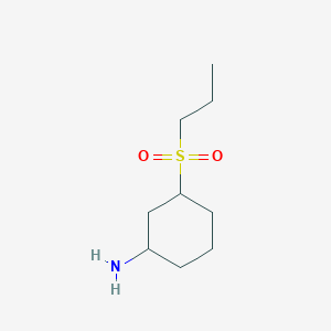 3-(Propane-1-sulfonyl)cyclohexan-1-amine