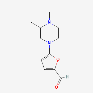 5-(3,4-Dimethylpiperazin-1-yl)furan-2-carbaldehyde