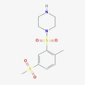 1-(5-Methanesulfonyl-2-methylbenzenesulfonyl)piperazine