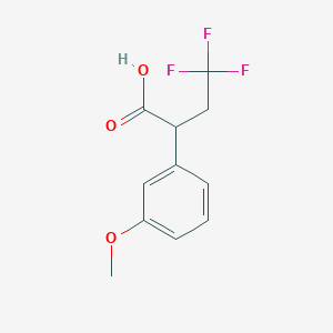 4,4,4-Trifluoro-2-(3-methoxyphenyl)butanoic acid