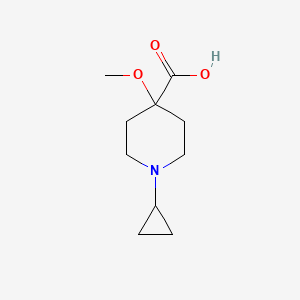 1-Cyclopropyl-4-methoxypiperidine-4-carboxylic acid