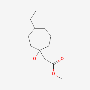 Methyl 6-ethyl-1-oxaspiro[2.6]nonane-2-carboxylate