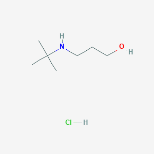 molecular formula C7H18ClNO B1525459 3-(叔丁基氨基)丙醇盐酸盐 CAS No. 1311317-79-9