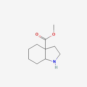 Methyl octahydro-1H-indole-3a-carboxylate