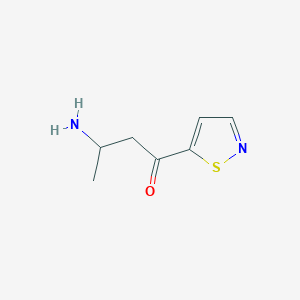 3-Amino-1-(1,2-thiazol-5-yl)butan-1-one