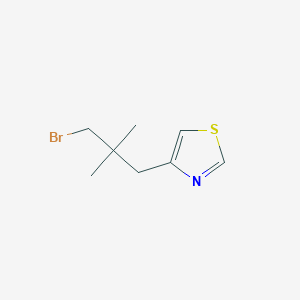 4-(3-Bromo-2,2-dimethylpropyl)-1,3-thiazole