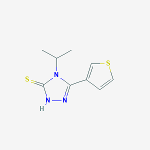 4-(propan-2-yl)-5-(thiophen-3-yl)-4H-1,2,4-triazole-3-thiol