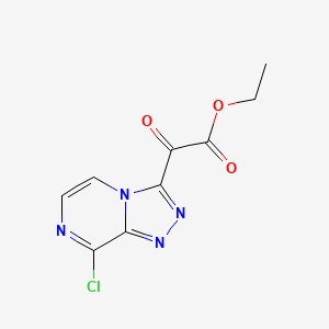 B1525465 Ethyl 2-{8-chloro-[1,2,4]triazolo[4,3-a]pyrazin-3-yl}-2-oxoacetate CAS No. 1315365-24-2