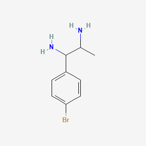 1-(4-Bromophenyl)propane-1,2-diamine