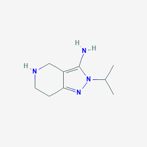 2-(Propan-2-YL)-2H,4H,5H,6H,7H-pyrazolo[4,3-C]pyridin-3-amine