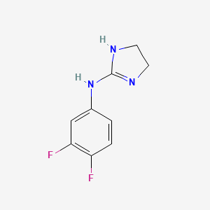 N-(3,4-Difluorophenyl)-4,5-dihydro-1H-imidazol-2-amine