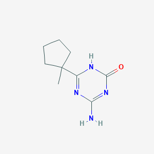 4-Amino-6-(1-methylcyclopentyl)-2,5-dihydro-1,3,5-triazin-2-one