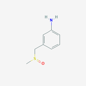 molecular formula C8H11NOS B1525473 3-(甲磺酰甲基)苯胺 CAS No. 1249638-14-9