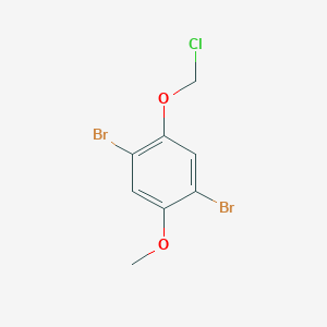 1,4-Dibromo-2-(chloromethoxy)-5-methoxybenzene