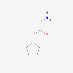 1-Amino-3-cyclopentylpropan-2-one