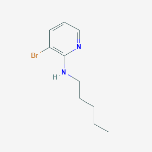 molecular formula C10H15BrN2 B1525478 3-溴-N-戊基吡啶-2-胺 CAS No. 885370-46-7