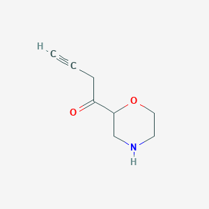 1-(Morpholin-2-yl)but-3-yn-1-one