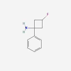 3-Fluoro-1-phenylcyclobutanamine