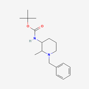 tert-butyl N-(1-benzyl-2-methylpiperidin-3-yl)carbamate