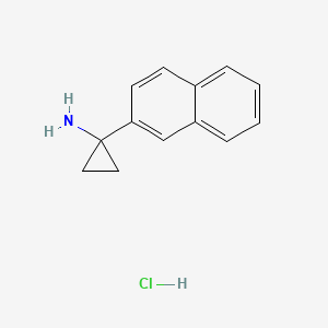 1-(Naphthalen-2-yl)cyclopropan-1-amine hydrochloride