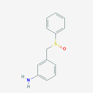 molecular formula C13H13NOS B1525485 3-[(苯磺酰基)甲基]苯胺 CAS No. 1250005-39-0