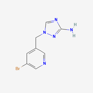 1-[(5-Bromopyridin-3-yl)methyl]-1H-1,2,4-triazol-3-amine