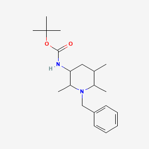 tert-butyl N-(1-benzyl-2,5,6-trimethylpiperidin-3-yl)carbamate