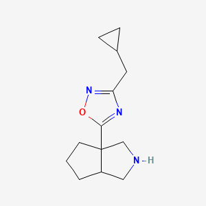 3-(Cyclopropylmethyl)-5-{octahydrocyclopenta[c]pyrrol-3a-yl}-1,2,4-oxadiazole