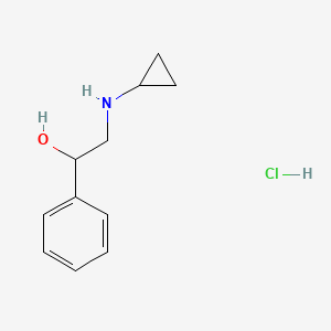 molecular formula C11H16ClNO B1525490 2-(环丙氨基)-1-苯乙醇盐酸盐 CAS No. 4917-71-9