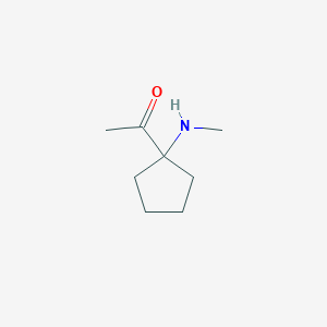 1-[1-(Methylamino)cyclopentyl]ethan-1-one