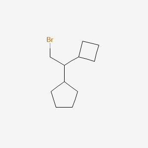 (2-Bromo-1-cyclobutylethyl)cyclopentane