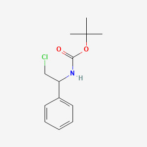 Tert-butyl N-(2-chloro-1-phenylethyl)carbamate