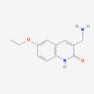 3-(Aminomethyl)-6-ethoxy-1,2-dihydroquinolin-2-one