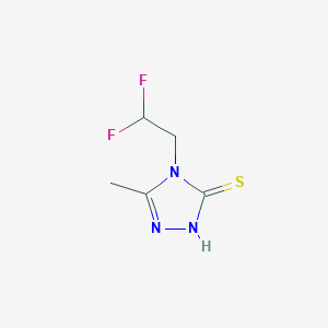 4-(2,2-difluoroethyl)-5-methyl-4H-1,2,4-triazole-3-thiol