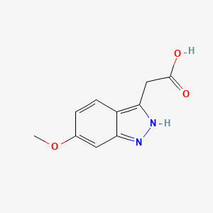 2-(6-methoxy-2H-indazol-3-yl)acetic acid