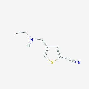 4-[(Ethylamino)methyl]thiophene-2-carbonitrile