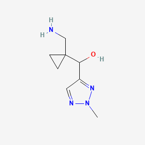 [1-(Aminomethyl)cyclopropyl](2-methyl-2H-1,2,3-triazol-4-yl)methanol