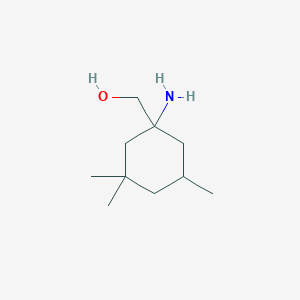 molecular formula C10H21NO B1525504 (1-氨基-3,3,5-三甲基环己基)甲醇 CAS No. 1179825-40-1
