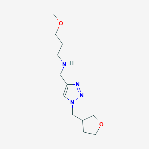 (3-Methoxypropyl)({1-[(oxolan-3-yl)methyl]-1H-1,2,3-triazol-4-yl}methyl)amine