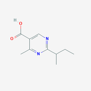 2-(Butan-2-yl)-4-methylpyrimidine-5-carboxylic acid