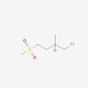 1-Chloro-4-methanesulfonyl-2-methylbutane