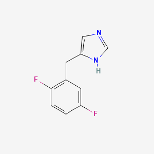 4-[(2,5-difluorophenyl)methyl]-1H-imidazole