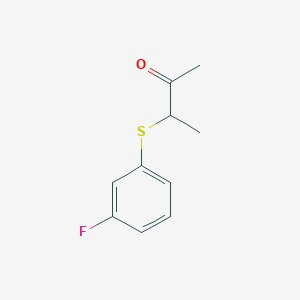 3-[(3-Fluorophenyl)sulfanyl]butan-2-one